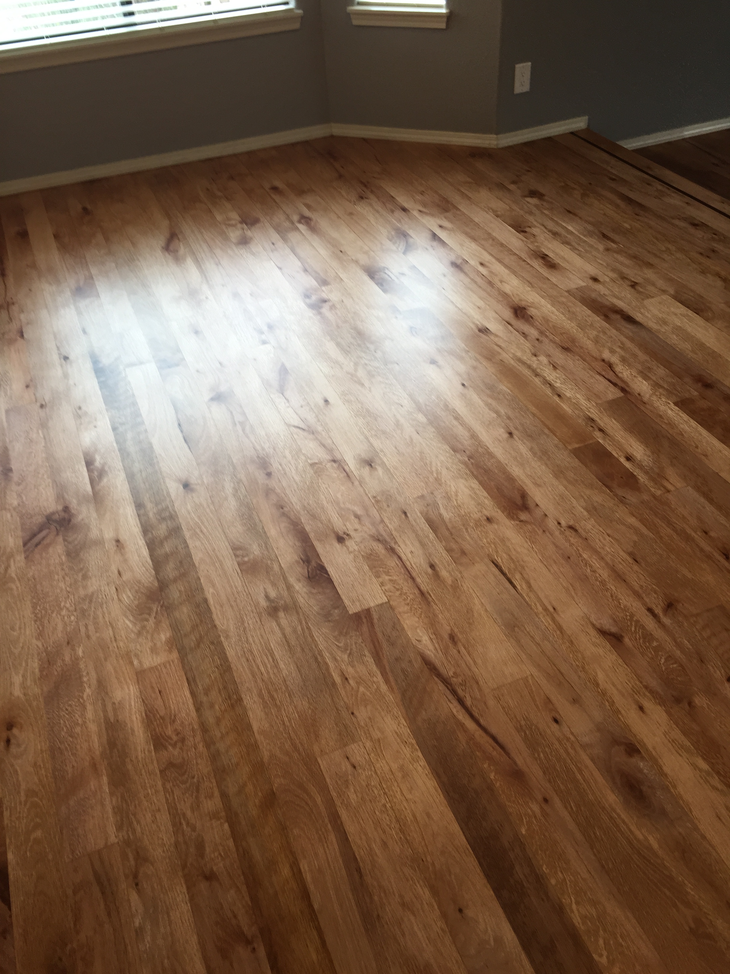 White Oak Stained With Duraseal Cherry Stain A Max Hardwood Flooring