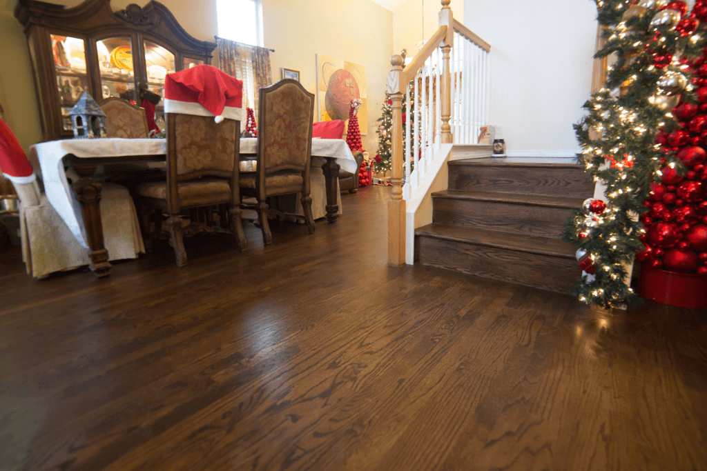 Red Oak Stained With Antique Brown A Max Hardwood Flooring