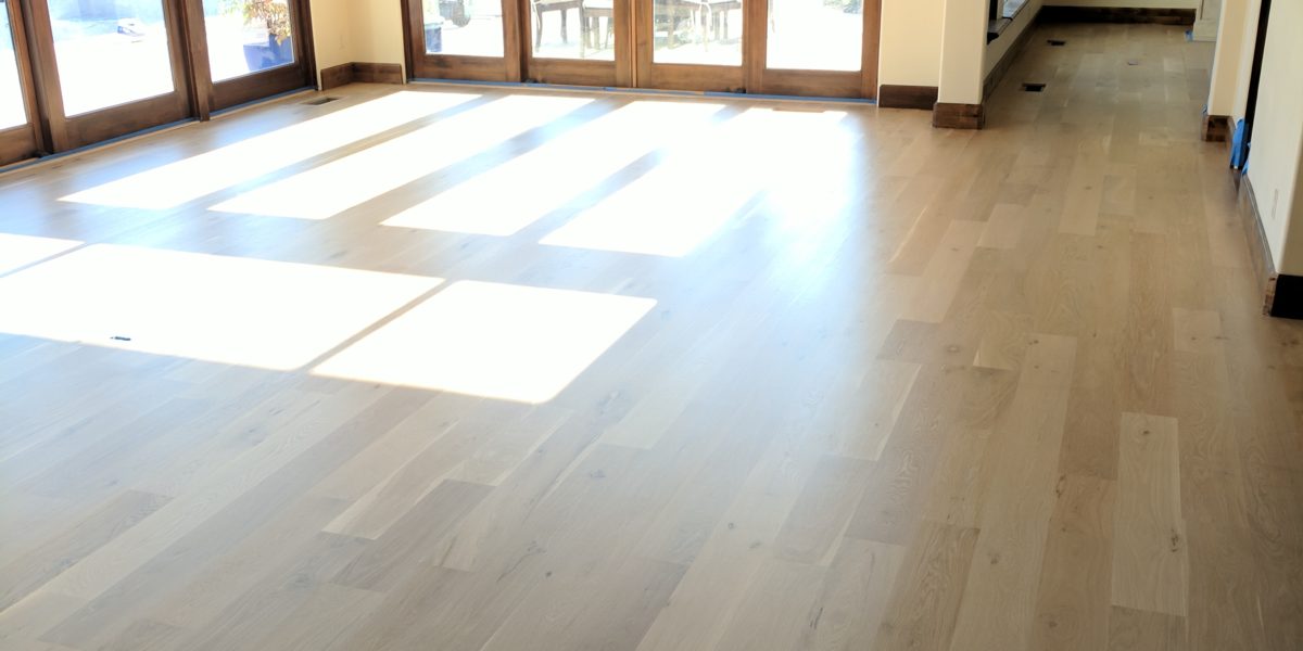 White Oak W/ Natural Finish & Matte Sheen AMAX Hardwood Flooring